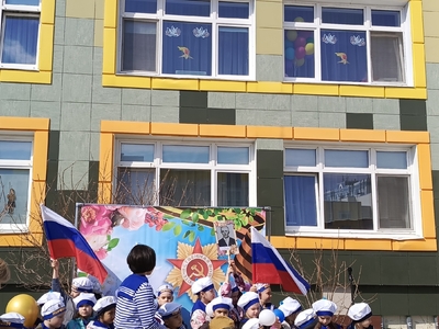 На параде